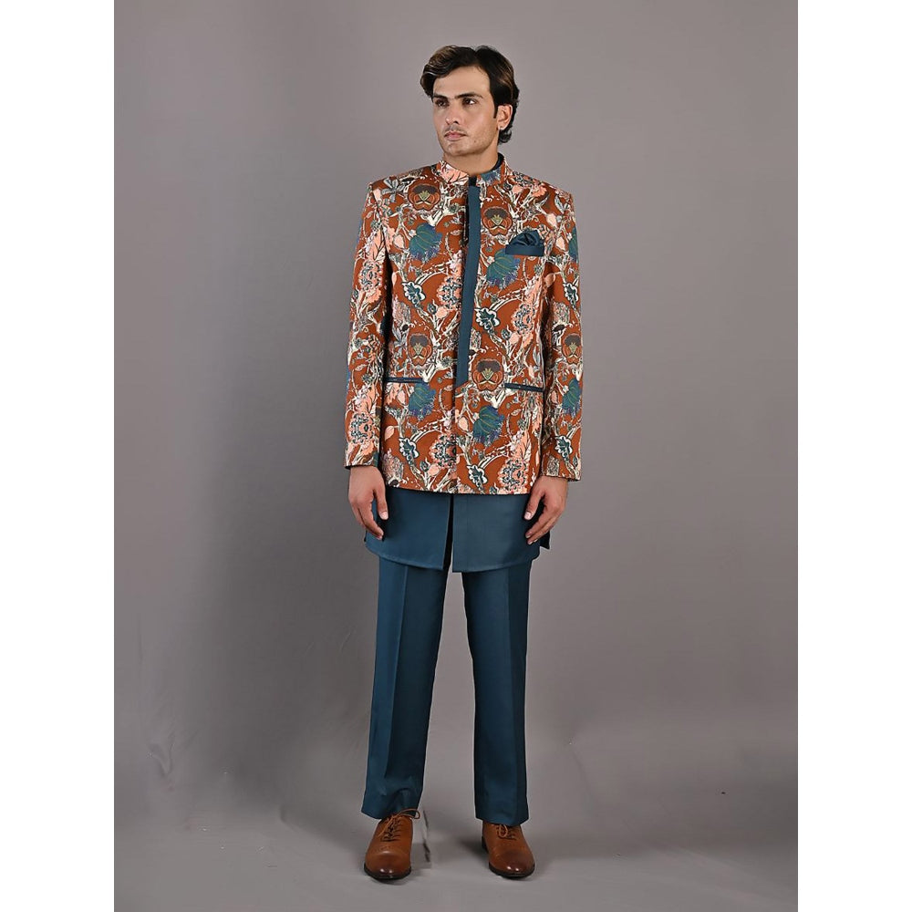 Bohame Jared Multi Jacket with Kurta (Set of 3)