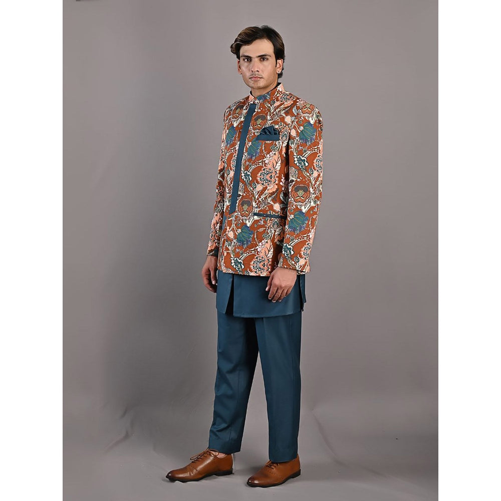 Bohame Jared Multi Jacket with Kurta (Set of 3)