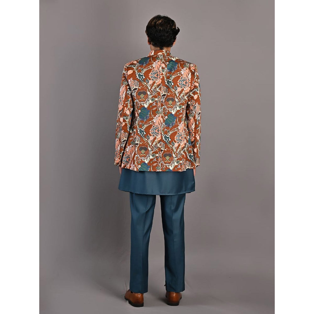 Bohame Jared Multi Jacket with Kurta (Set of 3)