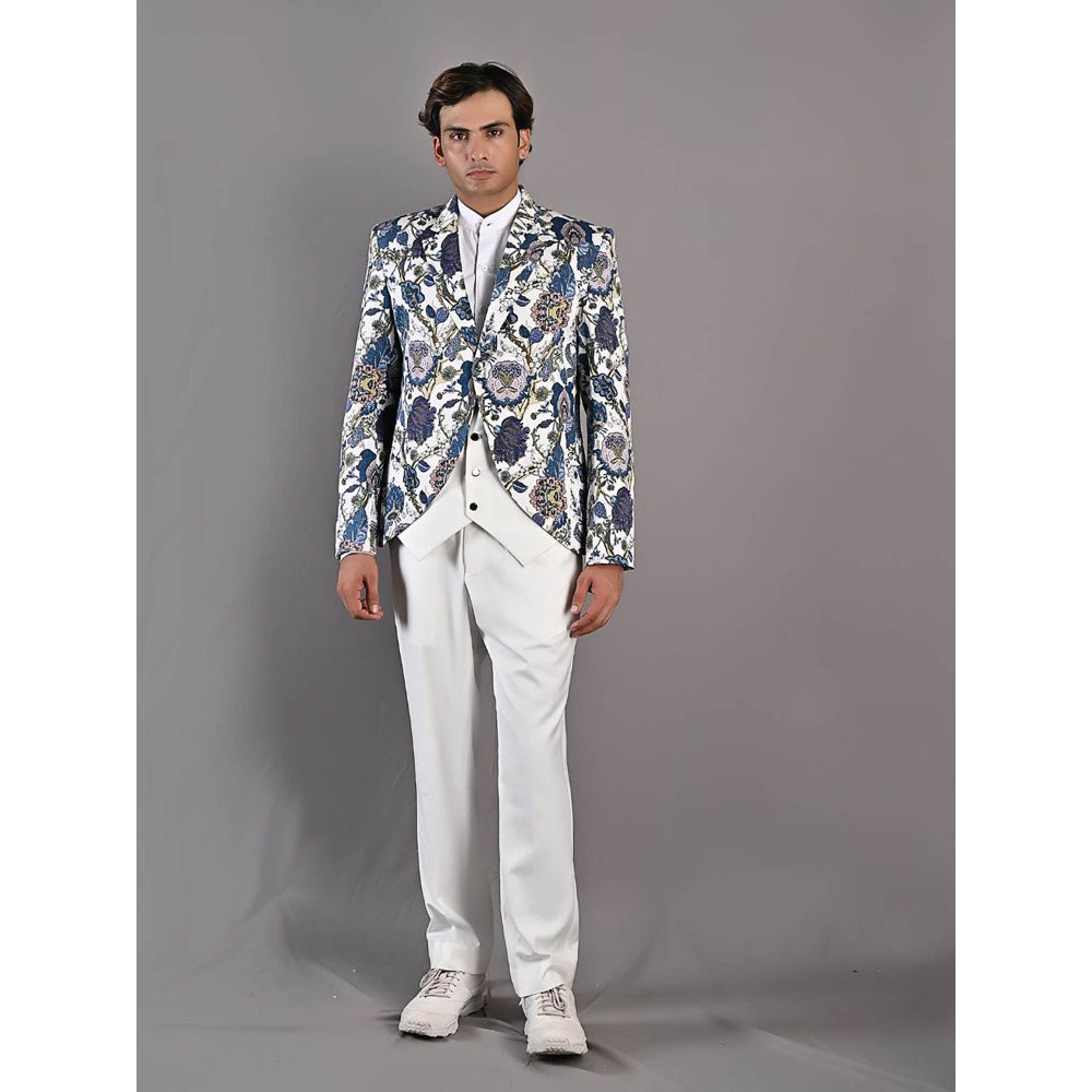 Bohame Gwyn Multi off Digital Print Jacket Set (Set of 2)