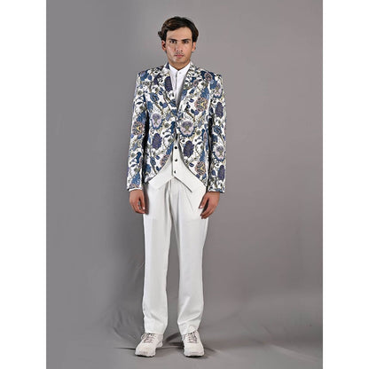 Bohame Gwyn Multi off Digital Print Jacket Set (Set of 2)