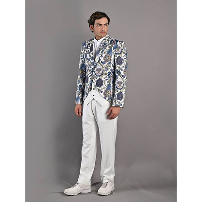 Bohame Gwyn Multi off Digital Print Jacket Set (Set of 2)