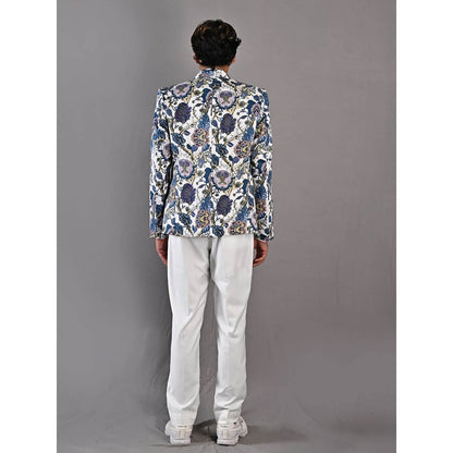 Bohame Gwyn Multi off Digital Print Jacket Set (Set of 2)
