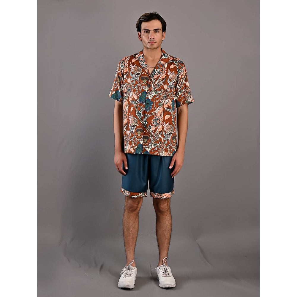 Bohame Oak Multi Maroon Shorts (Set of 2)