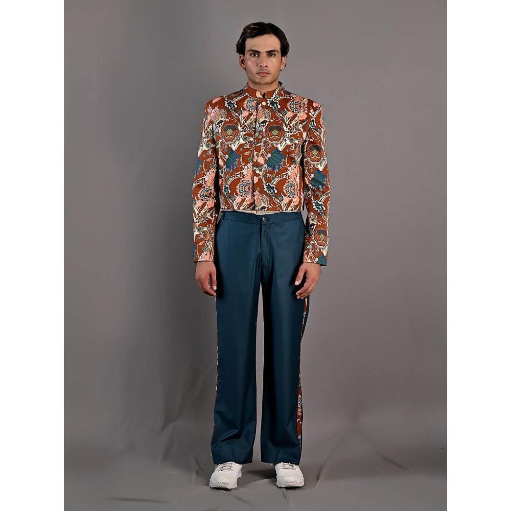 Bohame Vivendel Multi-Maroon Bomber Jacket (Set of 3)