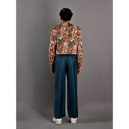 Bohame Vivendel Multi-Maroon Bomber Jacket (Set of 3)