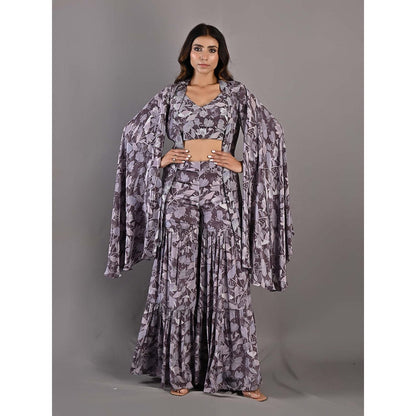 Bohame Voila Multi Mauve Sharara (Set of 3)