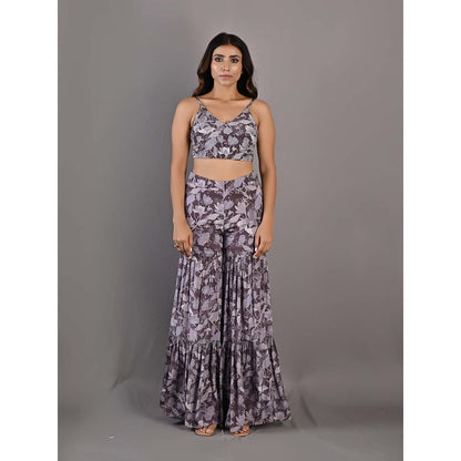 Bohame Voila Multi Mauve Sharara (Set of 3)