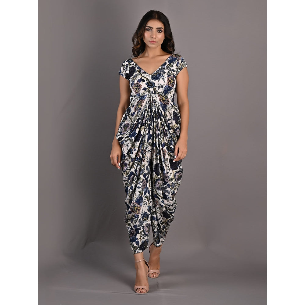 Bohame Azalea Multi & Off White Jumpsuit