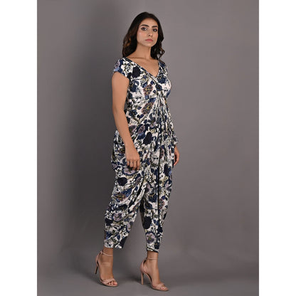 Bohame Azalea Multi & Off White Jumpsuit