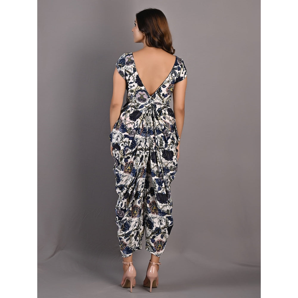 Bohame Azalea Multi & Off White Jumpsuit