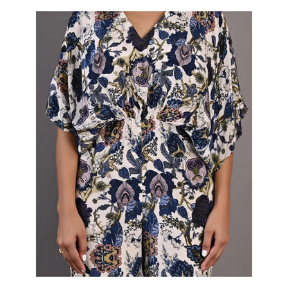 Bohame Zinnia Multi & Off White Jumpsuit