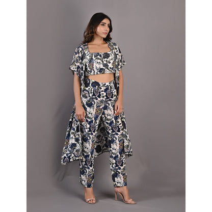 Bohame Alyssa Multi & Off White Co-Ord (Set of 3)