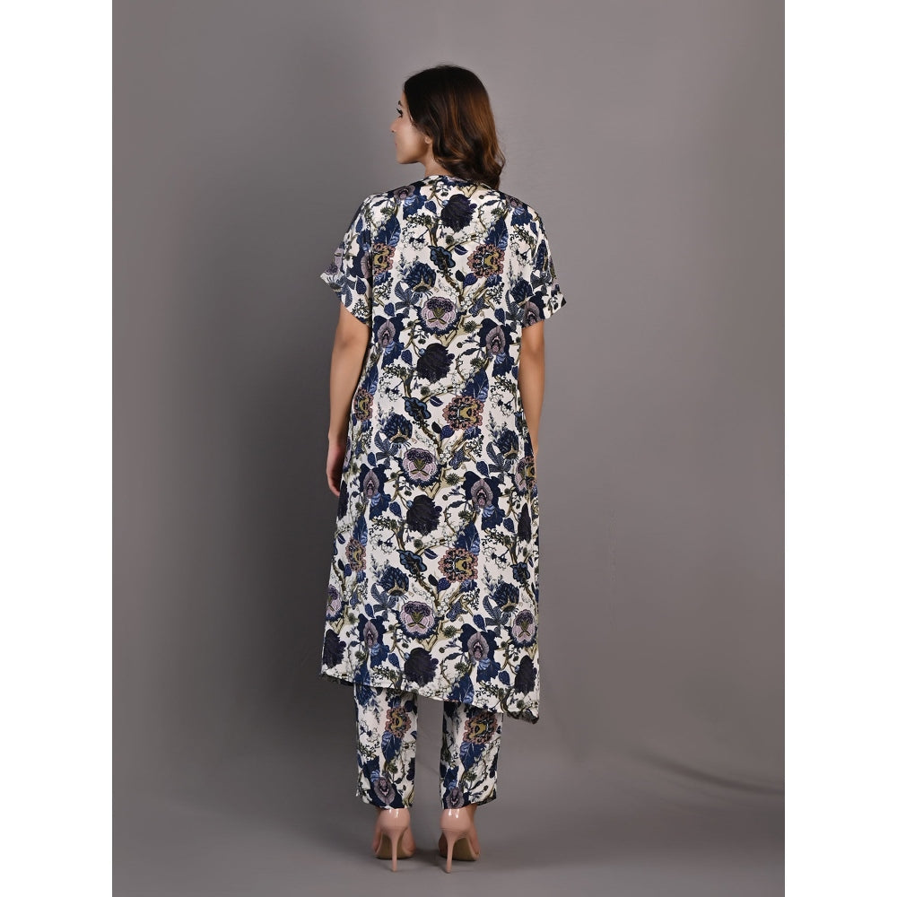 Bohame Alyssa Multi & Off White Co-Ord (Set of 3)