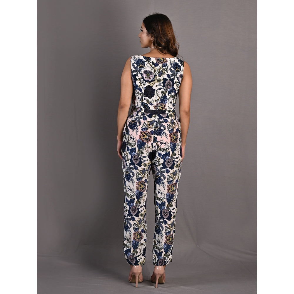 Bohame Alyssa Multi & Off White Co-Ord (Set of 3)