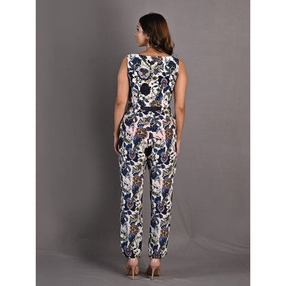 Bohame Alyssa Multi & Off White Co-Ord (Set of 3)