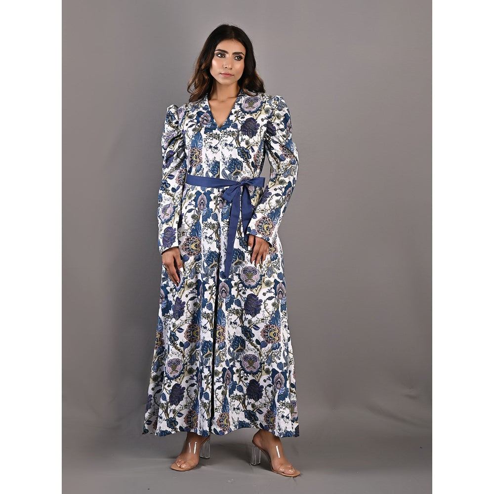 Bohame Daphne Multi & Off White Jumpsuit (Set of 2)