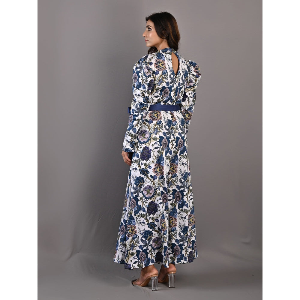 Bohame Daphne Multi & Off White Jumpsuit (Set of 2)