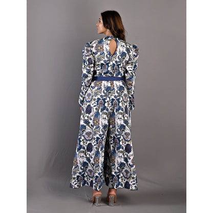 Bohame Daphne Multi & Off White Jumpsuit (Set of 2)