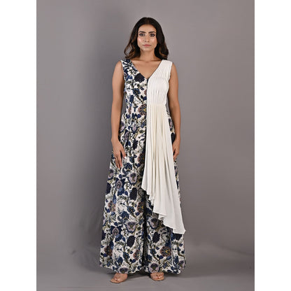 Bohame Abelia Multi & Off White Jumpsuit