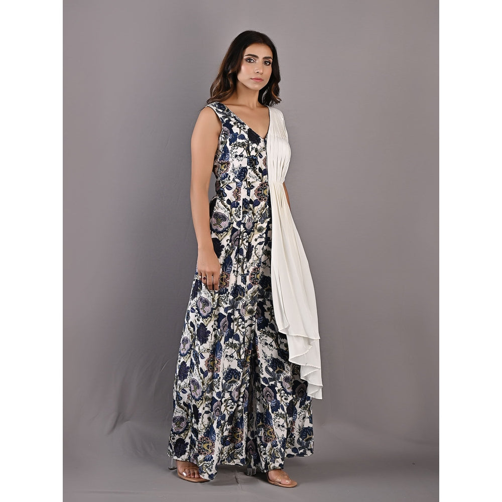 Bohame Abelia Multi & Off White Jumpsuit
