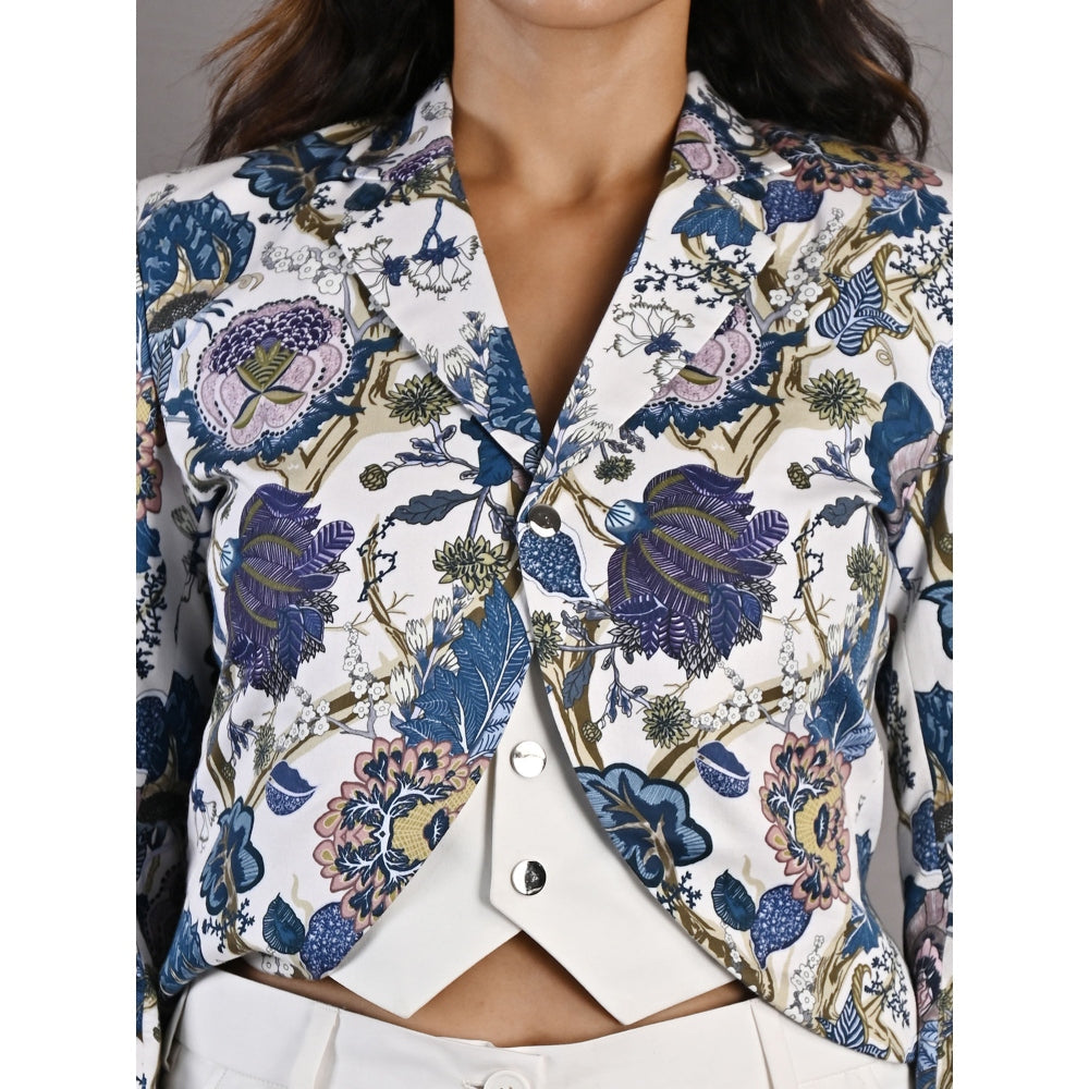 Bohame Cliantha Multi & Off White Jacket (Set of 2)