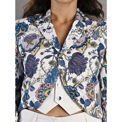 Bohame Cliantha Multi & Off White Jacket (Set of 2)