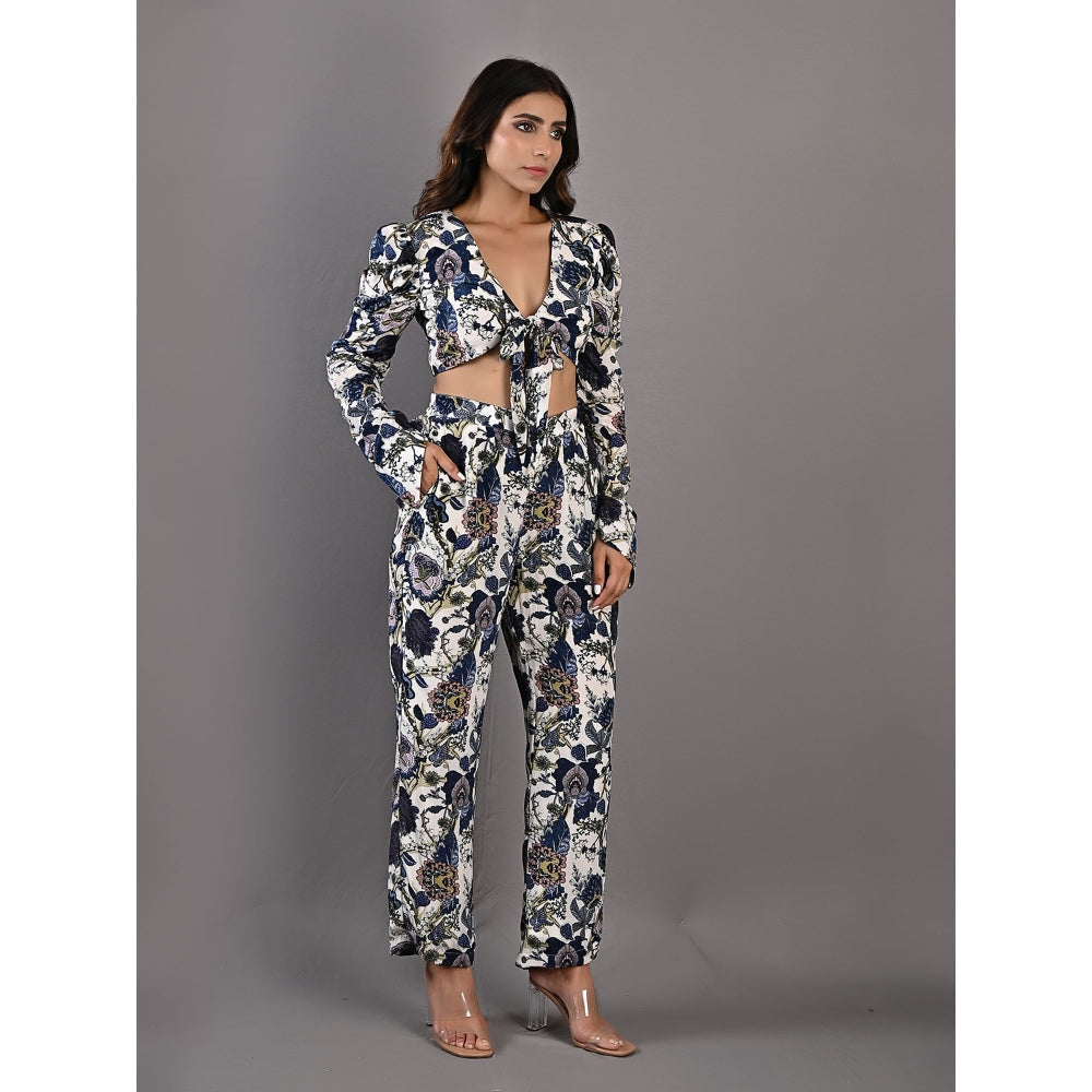 Bohame Freesia Multi & Off White Co-Ord (Set of 2)