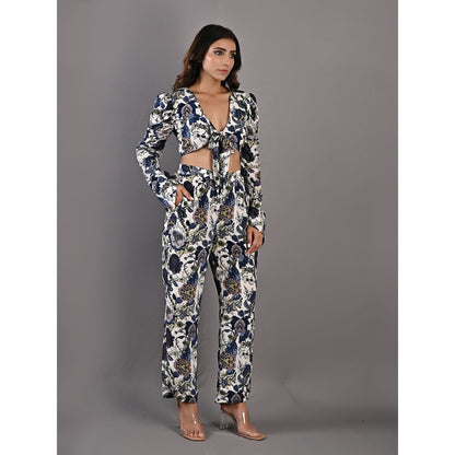 Bohame Freesia Multi & Off White Co-Ord (Set of 2)