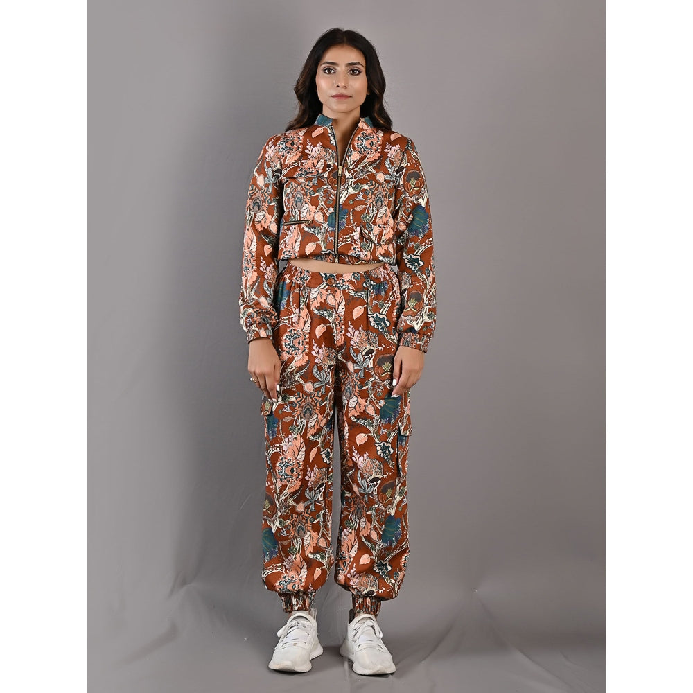 Bohame Prunella Multi & Maroon Jacket (Set of 2)