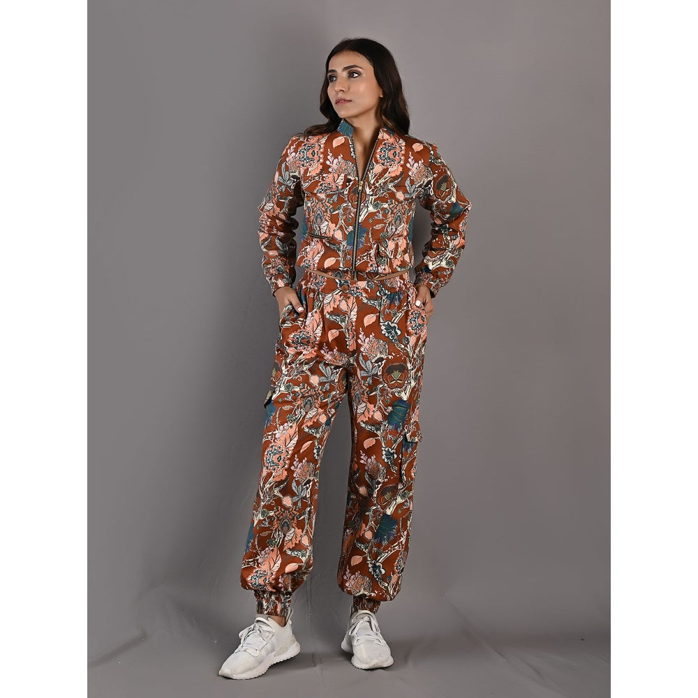 Bohame Prunella Multi & Maroon Jacket (Set of 2)