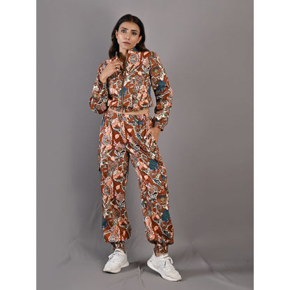 Bohame Prunella Multi & Maroon Jacket (Set of 2)