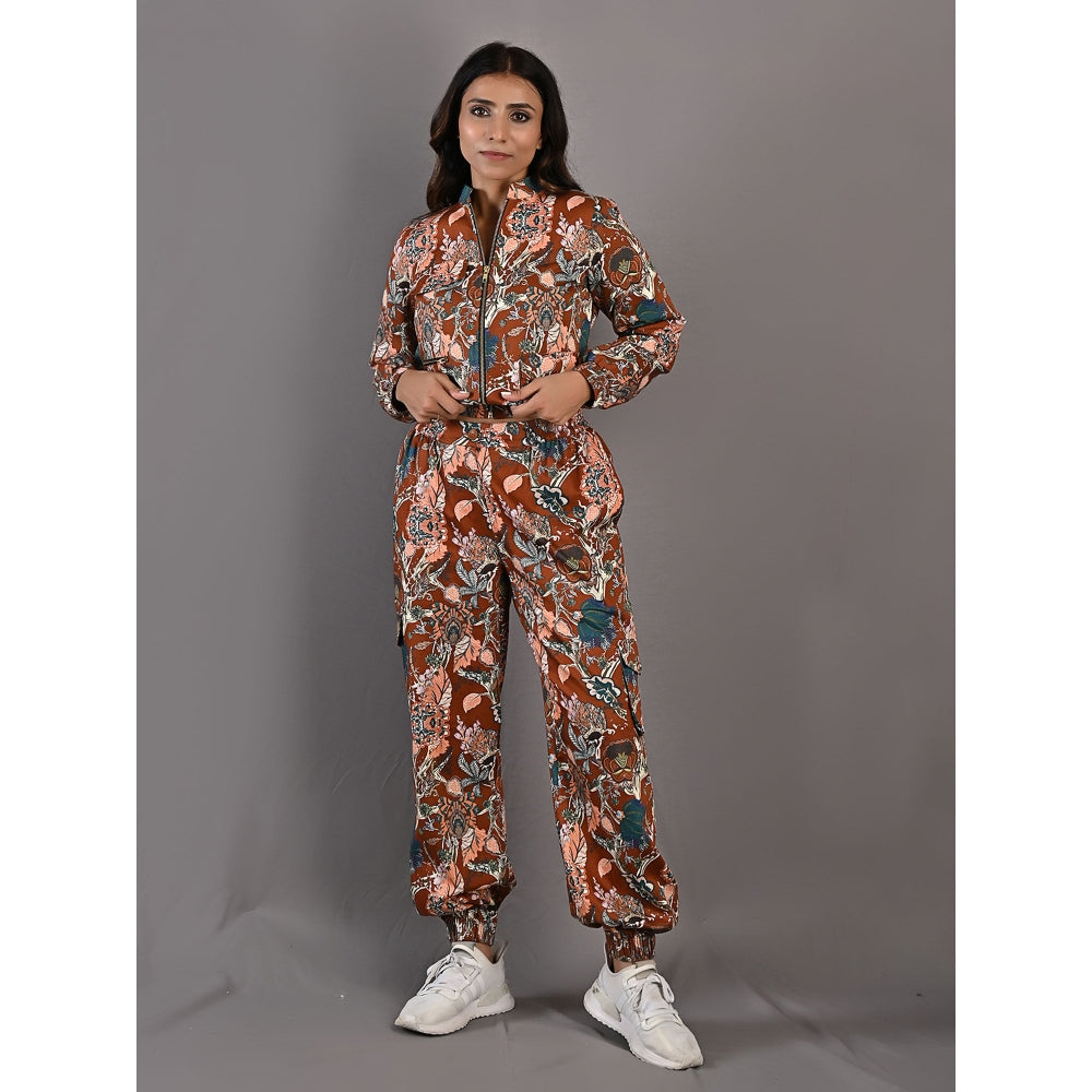 Bohame Prunella Multi & Maroon Jacket (Set of 2)