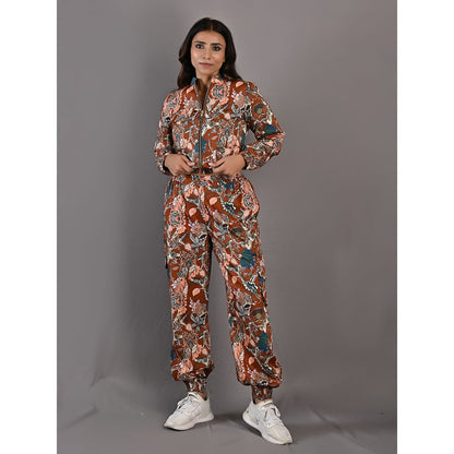 Bohame Prunella Multi & Maroon Jacket (Set of 2)