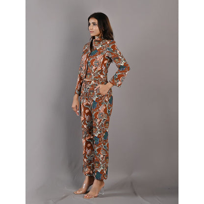 Bohame Maryam Multi & Maroon Jacket (Set of 2)