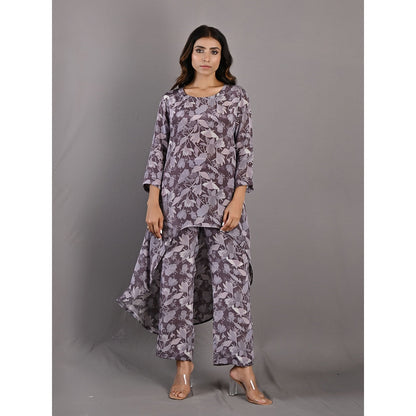 Bohame Fuchsia Purple & Mauve Co-Ord (Set of 2)