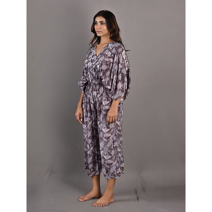 Bohame Winika Purple & Mauve Jumpsuit