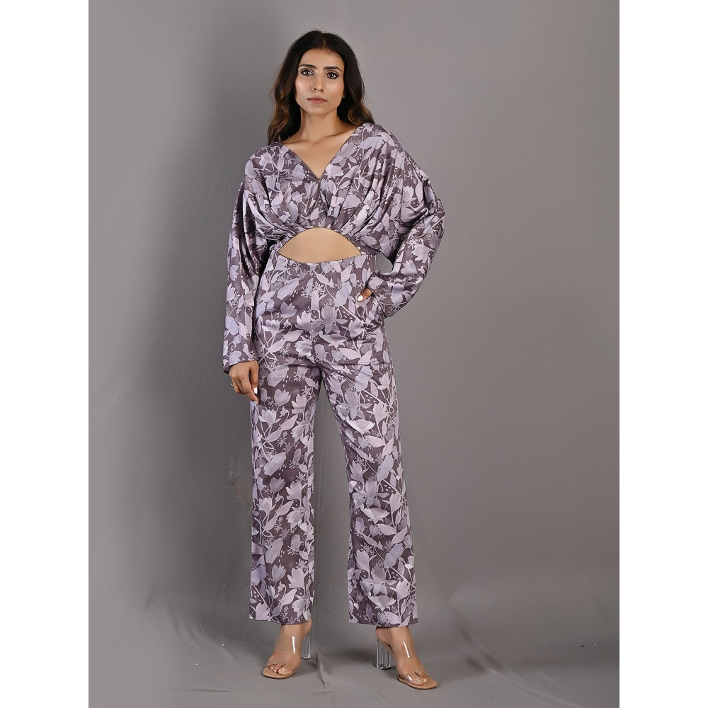 Bohame Ayana Purple & Mauve Jumpsuit