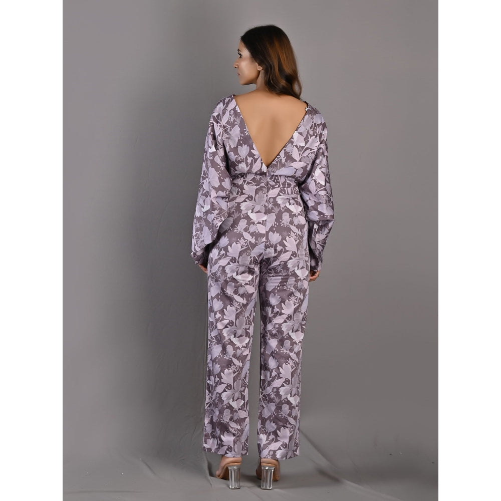 Bohame Ayana Purple & Mauve Jumpsuit