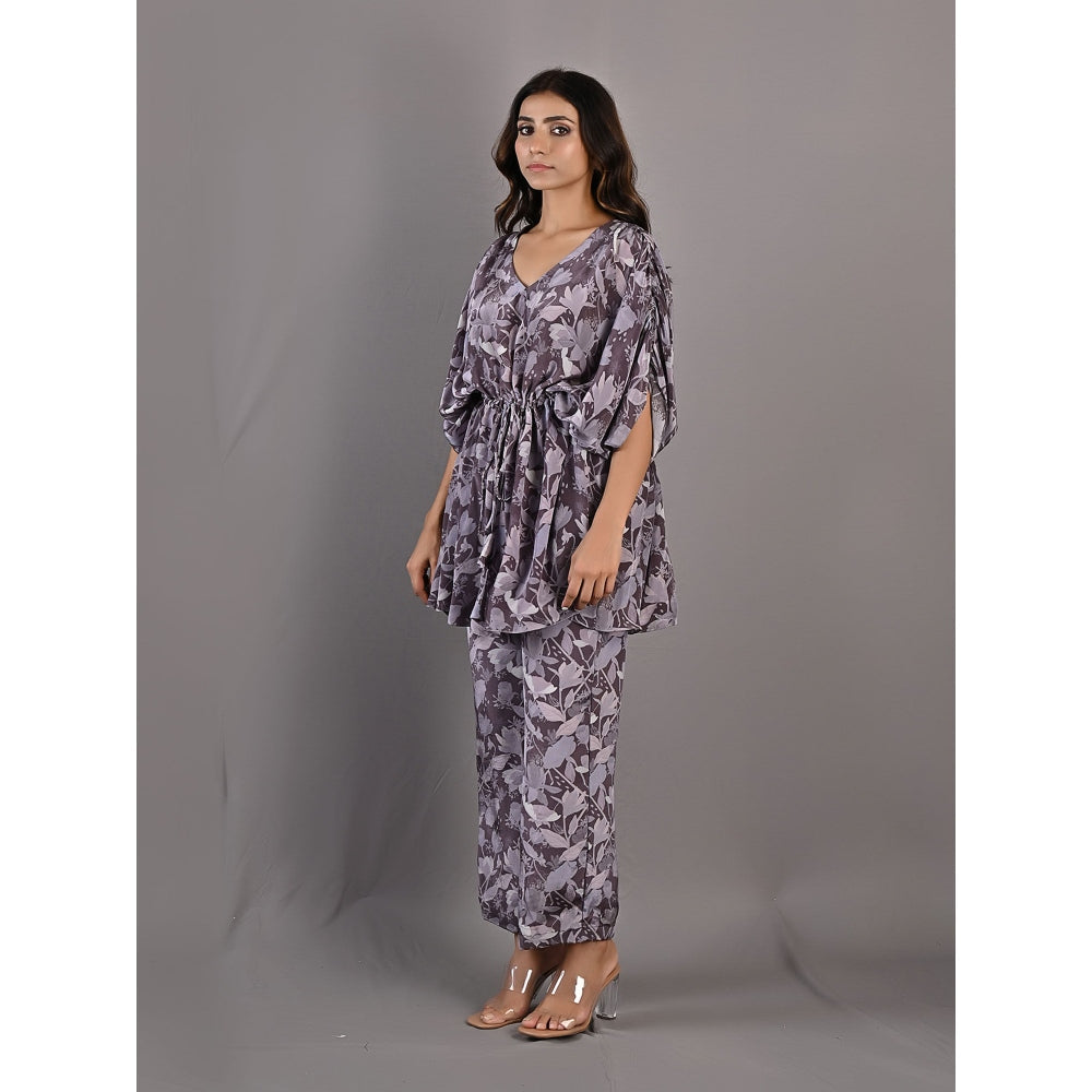 Bohame Zinnia Purple & Mauve Co-Ord (Set of 2)