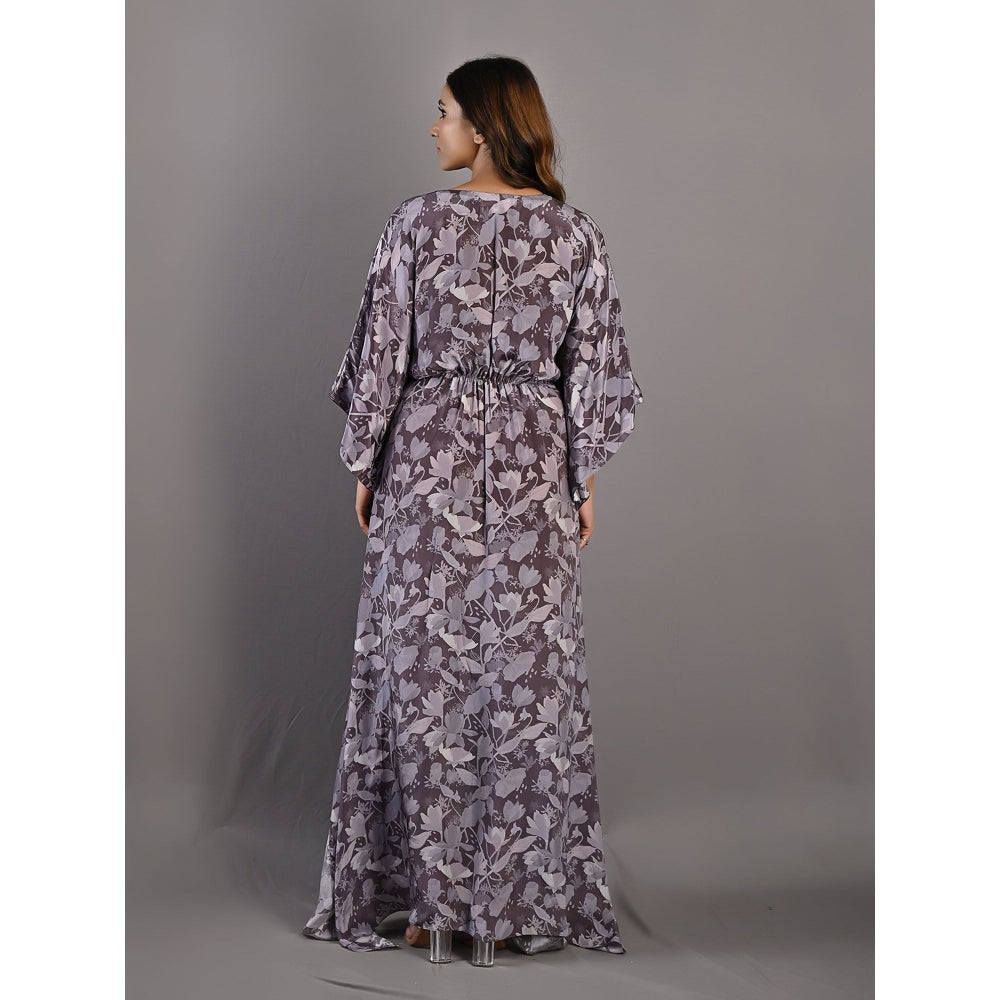 Bohame Chrystana Purple & Mauve Kaftan