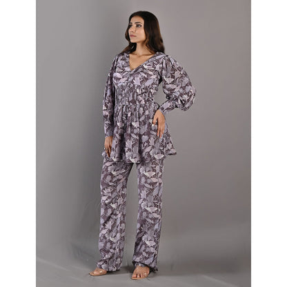 Bohame Orquidea Purple & Mauve Co-Ord (Set of 2)