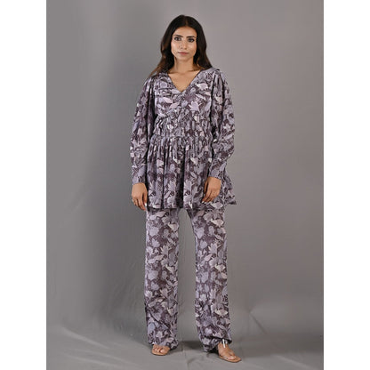 Bohame Orquidea Purple & Mauve Co-Ord (Set of 2)