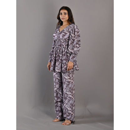 Bohame Orquidea Purple & Mauve Co-Ord (Set of 2)