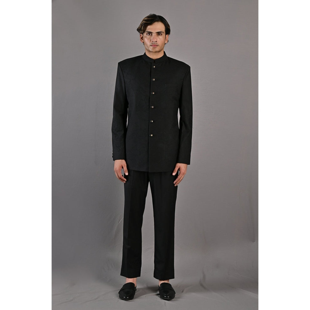 Bohame Aragorn Embroidered Bandhgala (Set of 2)