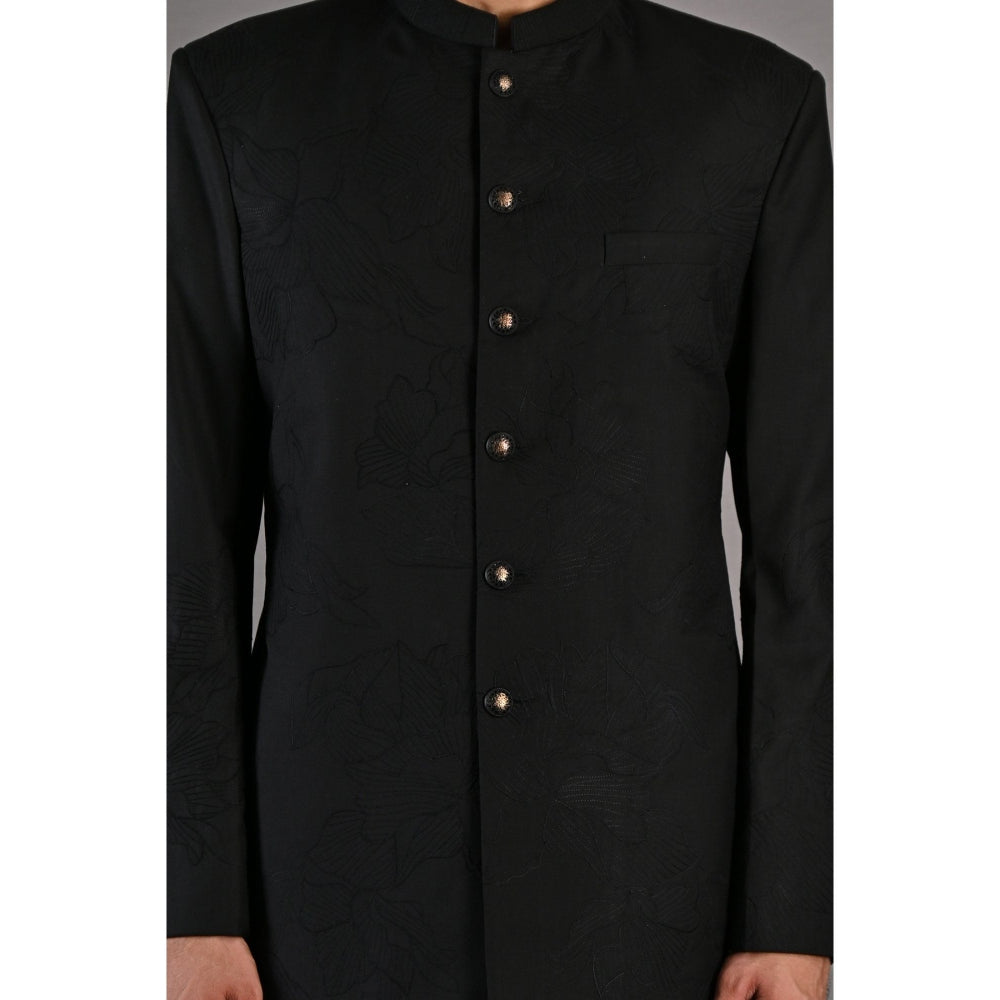 Bohame Aragorn Embroidered Bandhgala (Set of 2)