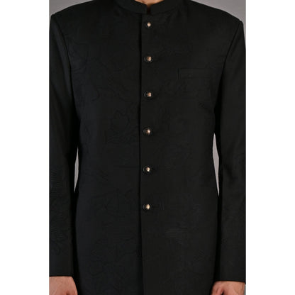 Bohame Aragorn Embroidered Bandhgala (Set of 2)