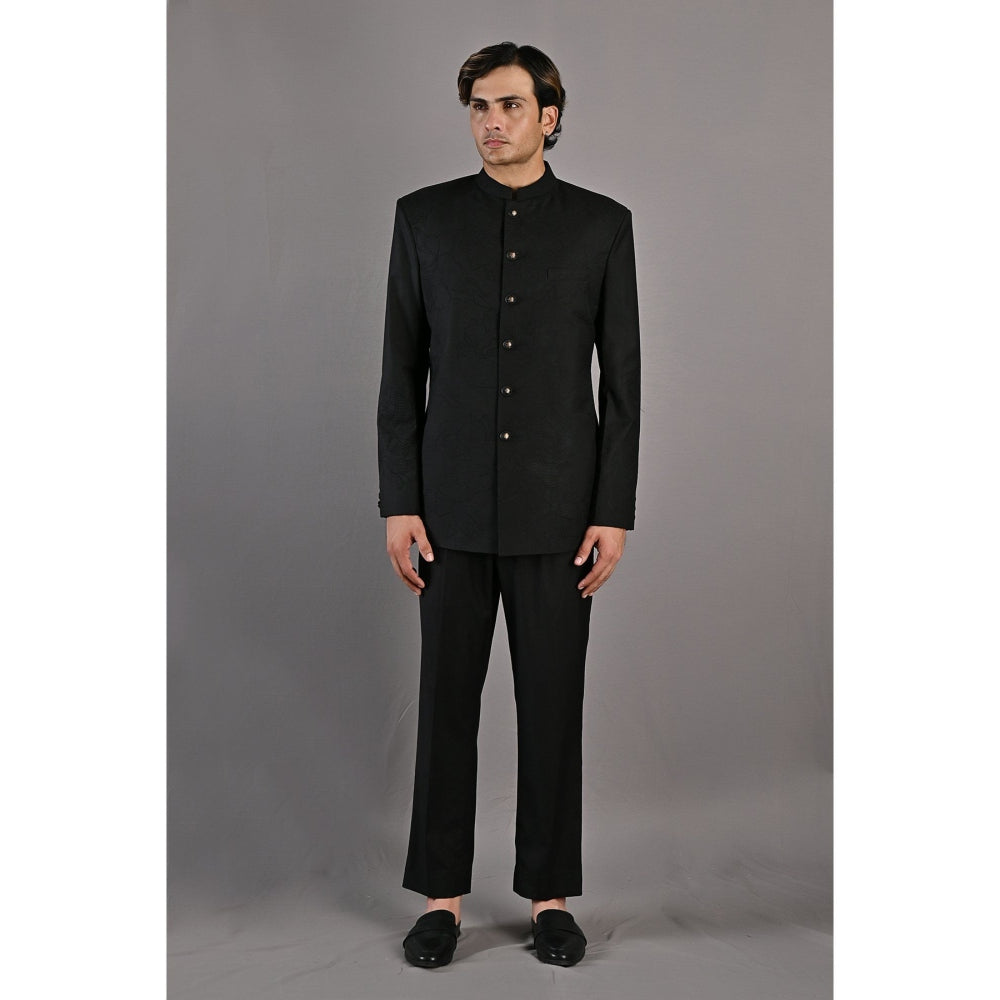 Bohame Aragorn Embroidered Bandhgala (Set of 2)