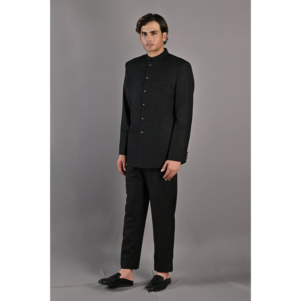 Bohame Aragorn Embroidered Bandhgala (Set of 2)