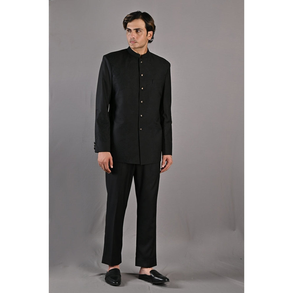 Bohame Aragorn Embroidered Bandhgala (Set of 2)